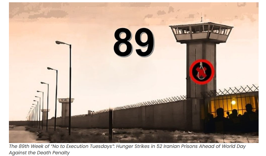 İran’da 89. “İdamlara Hayır Salıları”: 52 Cezaevinde Açlık Grevi, 7 Siyasi Tutuklu İdam Edildi