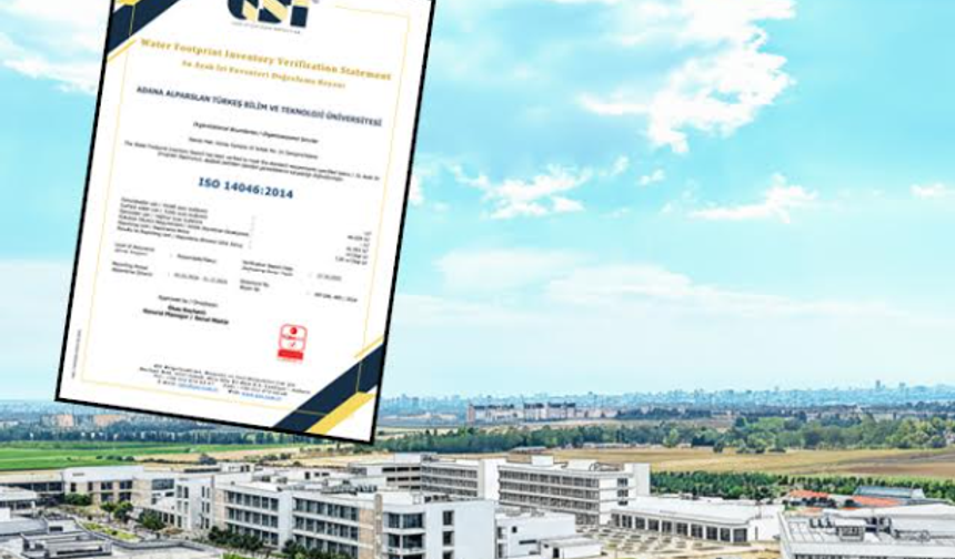 Dünya’nın İlk Su Ayak İzi Belgeli Üniversite: ATÜ