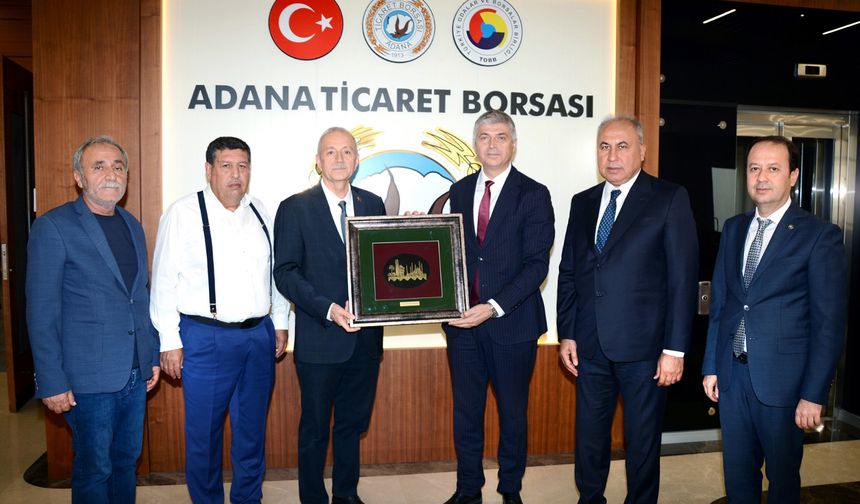 Adana İl Tarım ve Orman Müdürü Atilla Bayazıt’tan ATB Yönetimine İade-i ziyaret