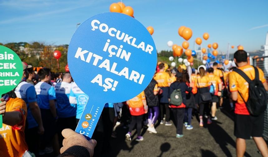 AÇEV, İstanbul Maratonu’nda Bir Kez Daha Çocuklar İçin Kıtaları Aştı