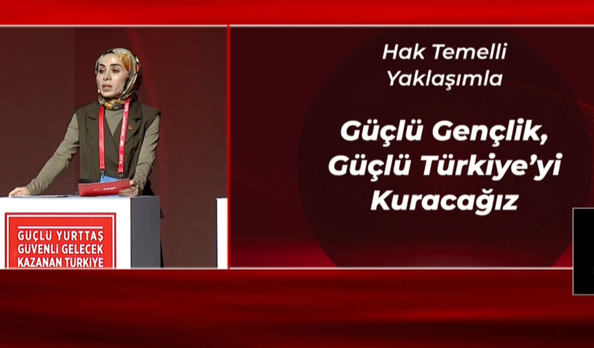 Kılıç: “Gençlerle Türkiye’yi güçlendireceğiz, gençlerin eşitliği için çalışıyoruz”
