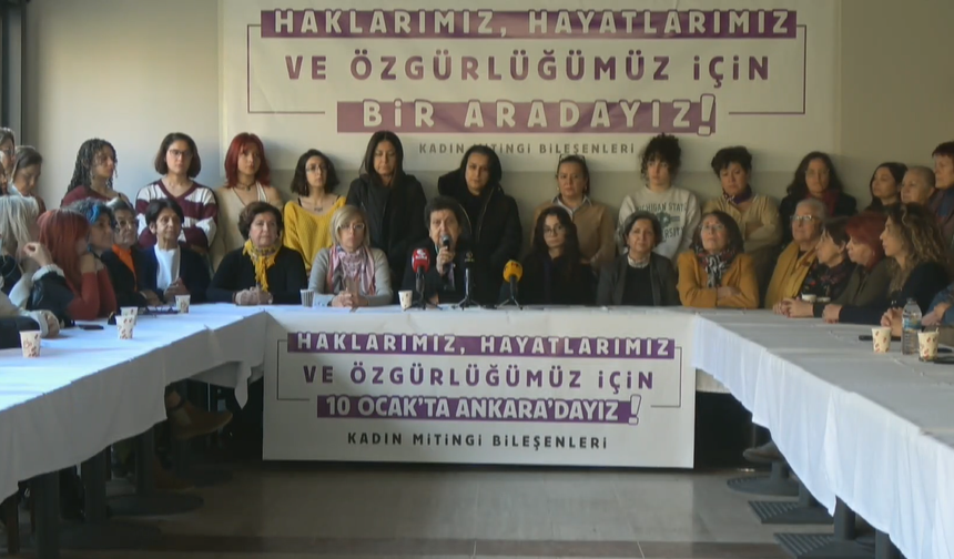 Kadın Mitingi Bileşenleri’nden Ankara’ya Çağrı