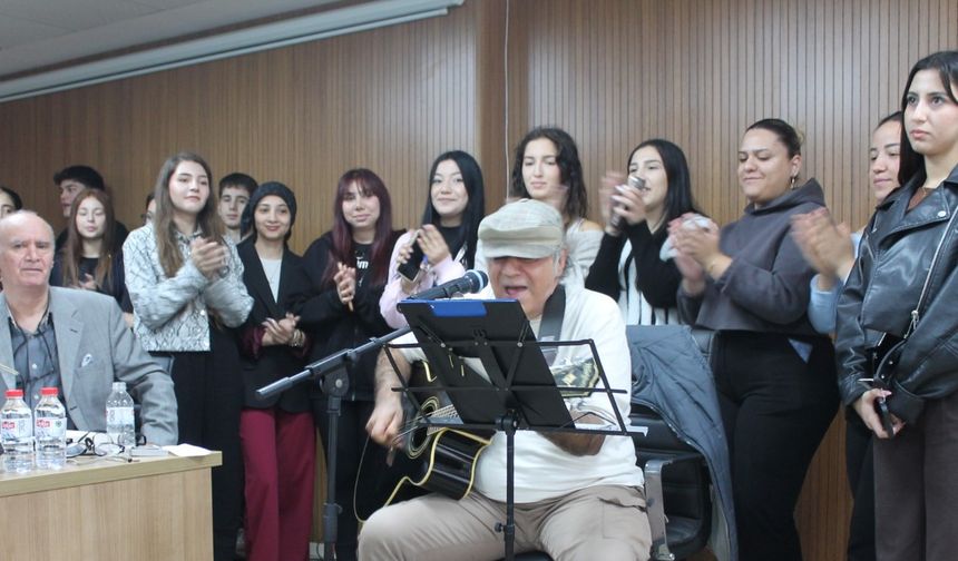 Hüsamettin Özaltın Anadolu Lisesi’nde Serhan Kelleözü’nden Unutulmaz Müzikli Söyleşi