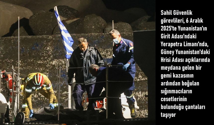Girit açıklarında göçmen gemisinde 17 kişi ölü bulundu
