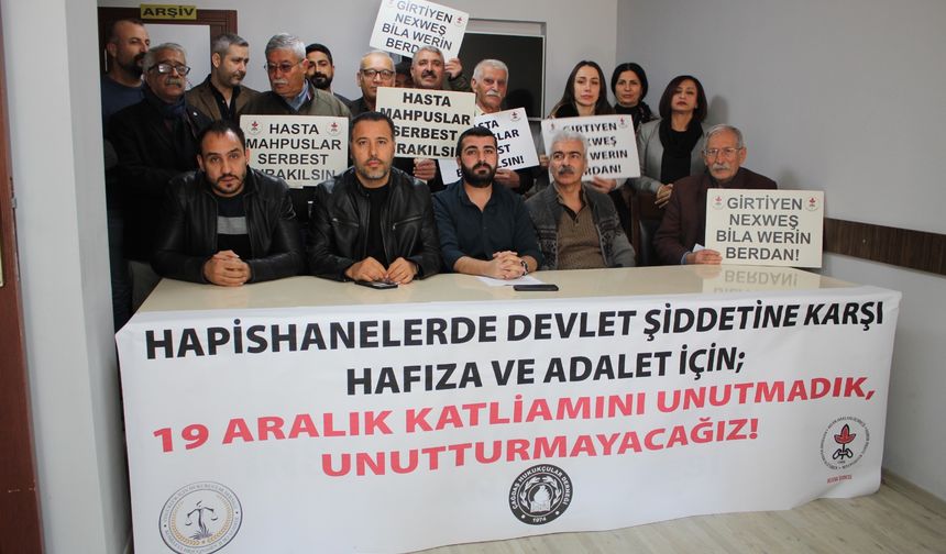 Adana'da ÖHD, İHD ve ÇHD “19 Aralık Katliamını Unutmadık, Unutturmayacağız” Açıklaması Yaptı