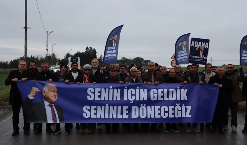 Binlerce Adanalı, Zeydan Karalar’a destek için Silivri’de buluştu