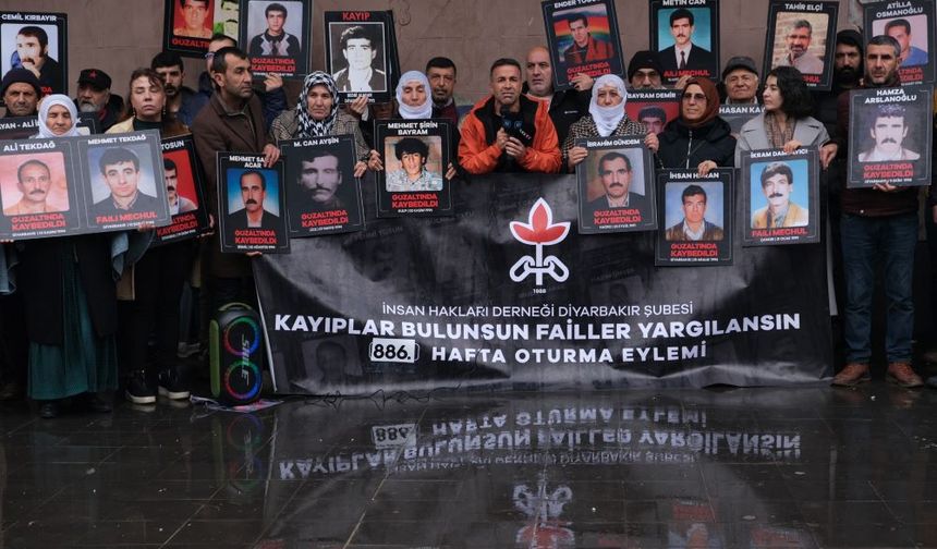 İHD Diyarbakır Şubesi, 886. Hafta: Bedri Alağam’ın Akıbeti Soruldu