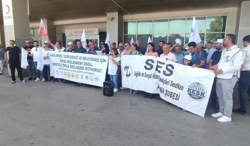 SES Adana Şubesi: Sağlık Bakanlığı Verileri Sağlıkta Memnuniyetin Çöktüğünü Gösteriyor