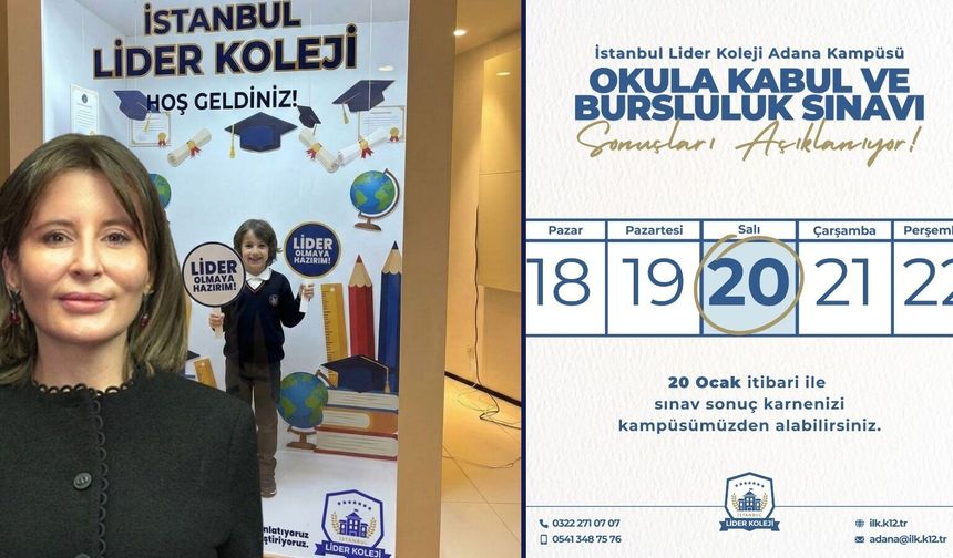Filiz Kepme'den İstanbul Lider Koleji Bursluluk Sınavına Yoğun Katılıma Teşekkür
