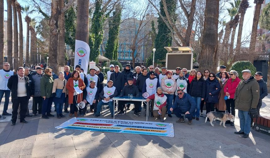 “Emekliye Açlık, Yandaşa Saltanat!” Denizli’de Emekliler Alanlarda: Bu Yağma Düzeni Yıkılacak