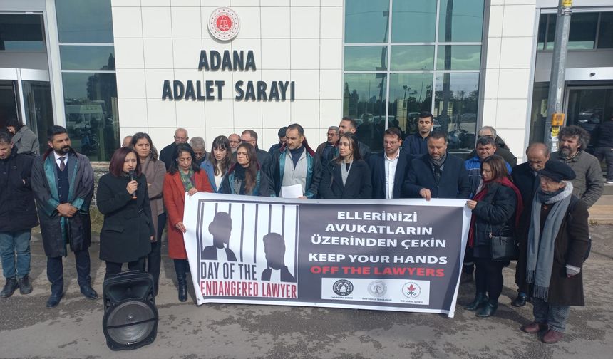 İHD, ÖHD ve ÇHD Adana Şubelerinden ABD’ye Çağrı: “Avukatlardan Elinizi Çekin”