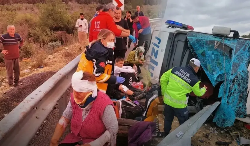 Antalya'da yolcu otobüsü devrildi: 8 ölü, 26 yaralı