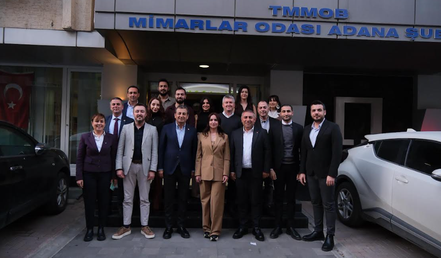 Mimarlar Odası Adana Şube’de önemli buluşma