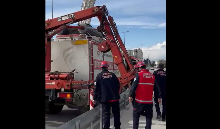 Adana Büyükşehir Belediyesi İtfaiyesi’nden Seyhan Nehri’nde Nefes Kesen Kurtarma