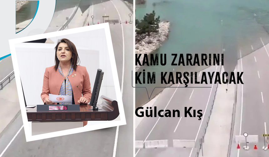 CHP’li Gülcan Kış: “Burası eski bir göl yatağıydı; doğayı değil, ihmali sorguluyoruz”