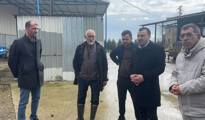 CHP’li Bekir Başevirgen Selden Zarar Gören Manisalı Üreticileri Ziyaret Etti: “Manisa Afet Bölgesi İlan Edilmeli”