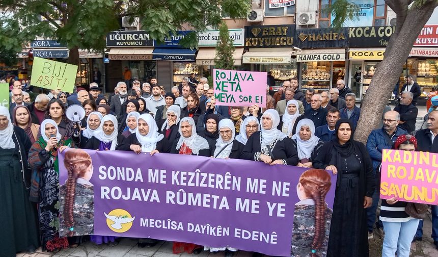 Barış Anneleri’nden Adana ve Mersin’de Rojava çağrısı: Kuşatma kaldırılsın, sınırlar açılsın