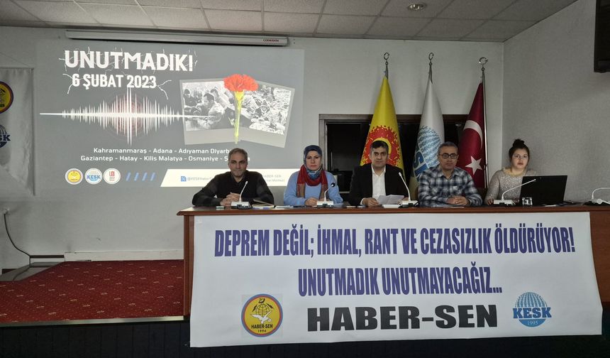 HABER-SEN: “Asrın Felaketi Değil, Asrın İhmali”