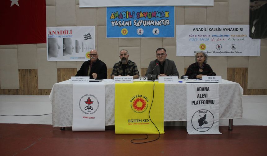 Adana’da Anadili İçin Güçlü Buluşma: “Dil Yoksa Hafıza Yok, Hafıza Yoksa Gelecek Yok”