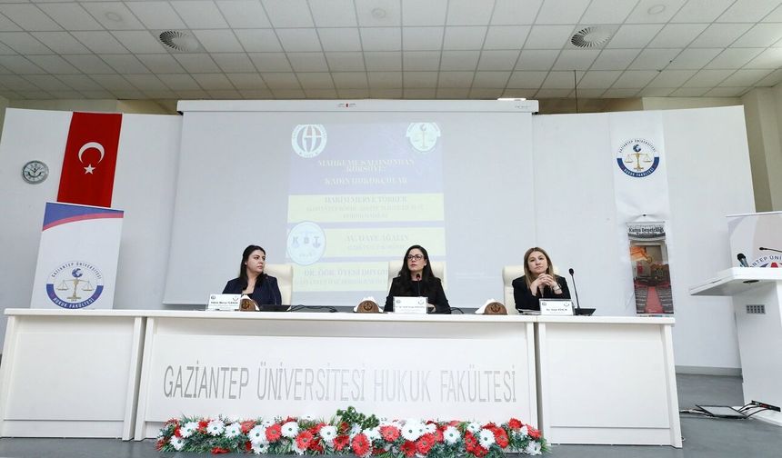 GAÜN’de Kadın Hukukçular Deneyimlerini Paylaştı