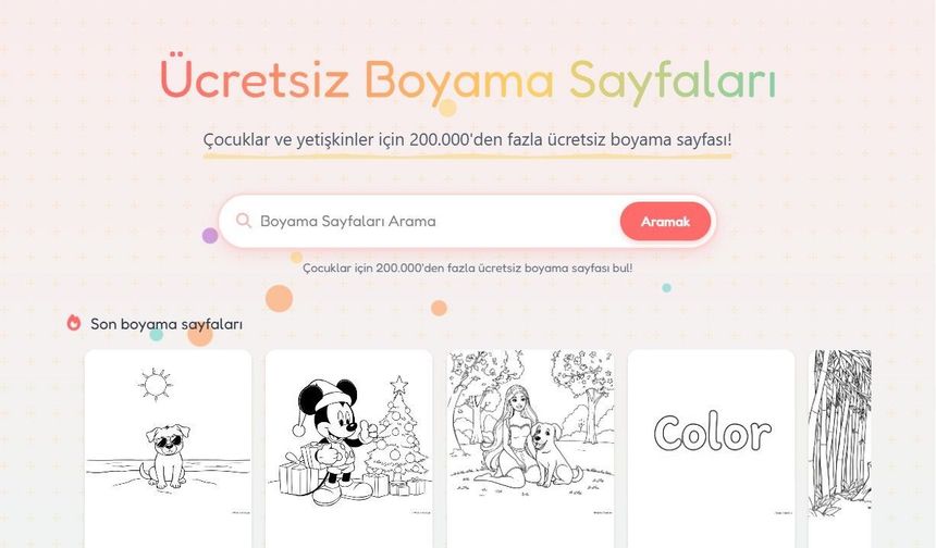 Evde çocuklarla boyama sayfası etkinliği: eğlenceli ve eğitici bir yol