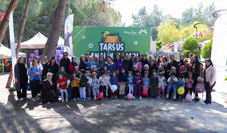 MERSİN BÜYÜKŞEHİR, TARSUS GENÇLİK KAMPI’NDA ÜÇ KUŞAĞI BİR ARAYA GETİRDİ