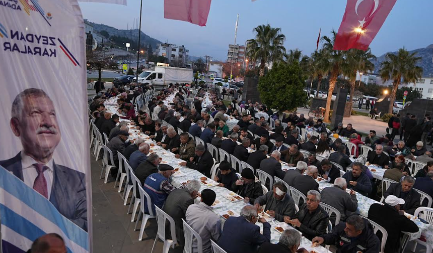 Büyükşehir’den Kozan’da iftar buluşması