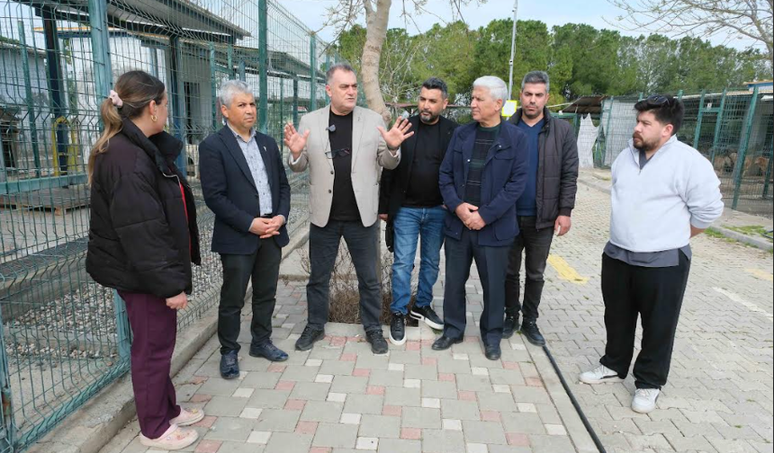 Büyükşehir Hayvan Bakımevi’ni ziyaret eden Adana Veteriner Hekimler Odası yöneticileri iddiaları yerinde inceledi