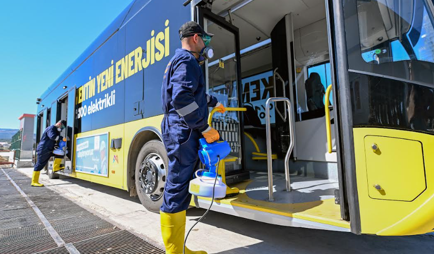 MERSİN BÜYÜKŞEHİR’LE ULAŞIMDA KONFOR VE HİJYEN SEFERBERLİĞİ