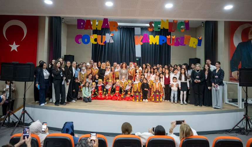 MERSİN BÜYÜKŞEHİR’İN ÇOCUK KAMPÜSLERİNDE BAHAR COŞKUSU YAŞANDI