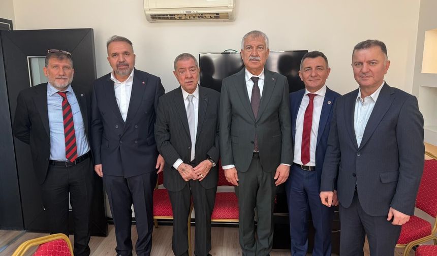 Türk-İş heyetinden Zeydan Karalar’a ziyaret