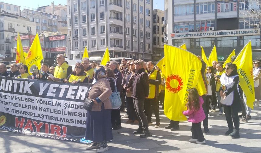Gaziantep Eğitim Sen: Okullarda şiddeti önlemeye dönük bağlayıcı bir eylem planı hazırlanmalıdır