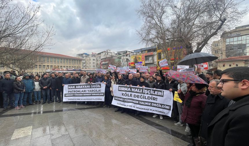 Antep Emek ve Demokrasi Platformu’ndan Mehmet Türkmen’in Tutuklanmasına Tepki