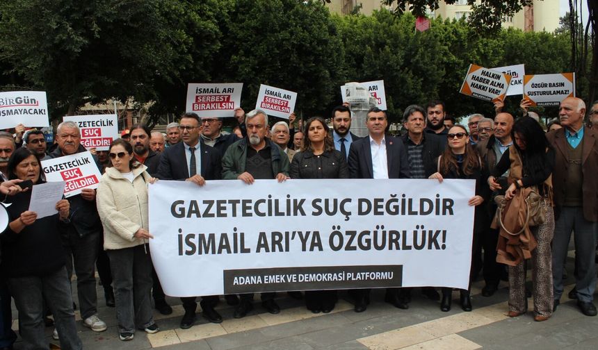 Adana’da Kitlesel Tepki: “İsmail Arı Yalnız Değildir”