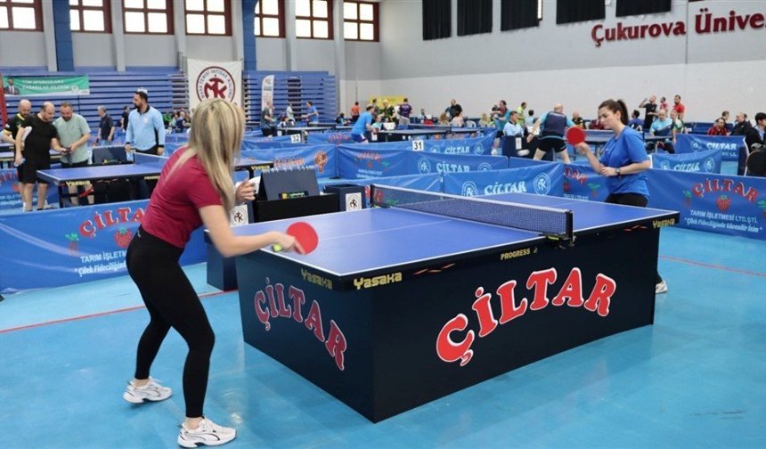 13. ULUSLARARASI VETERANLAR MASA TENİSİ TURNUVASI NEFES KESTİ..