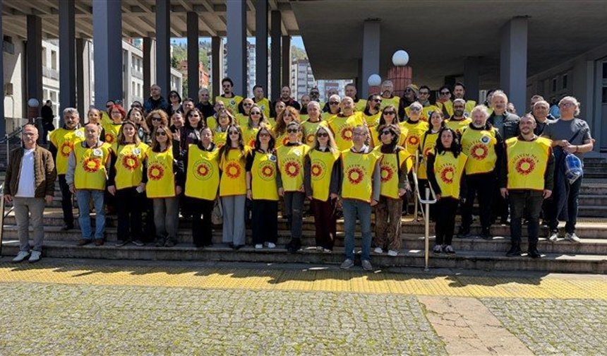 Eğitim Sen Giresun: “Okullarda şiddete hayır” iş bırakma eylemi