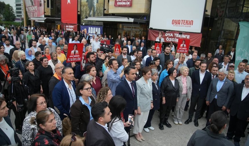 Adana’da Ortak Ses: “Oya Tekin Serbest Bırakılsın”