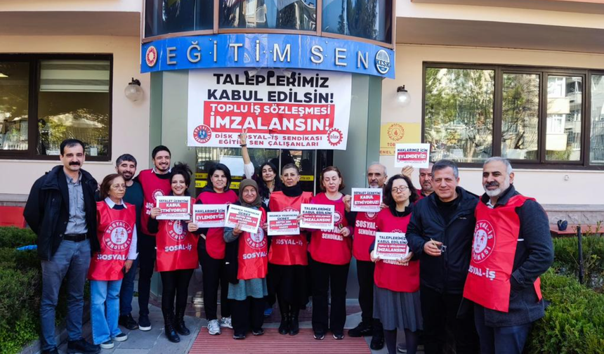 Eylem Günü 8 Nisan: Eğitim Sen Çalışanları İş Bırakıyor