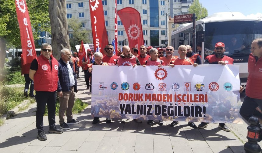 Birleşik Metal-İş’ten Madencilere Destek: “Maden İşçisi Yalnız Değildir”
