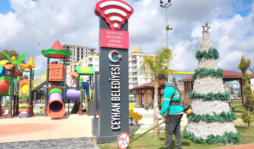 Ceyhan Belediyesi Park ve Yaşam Alanlarını Yaza Hazırlıyor