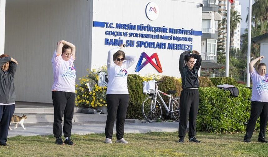 MERSİN BÜYÜKŞEHİR’İN SABAH SPORU’NA YOĞUN İLGİ