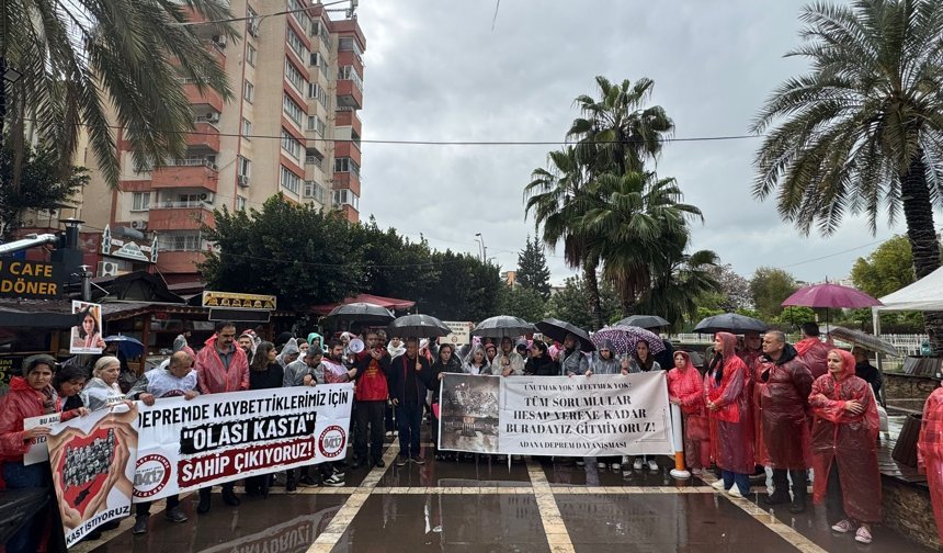 Adalet arayan aileler Adana’da: “Olası kasta sahip çıkmak için buradayız”