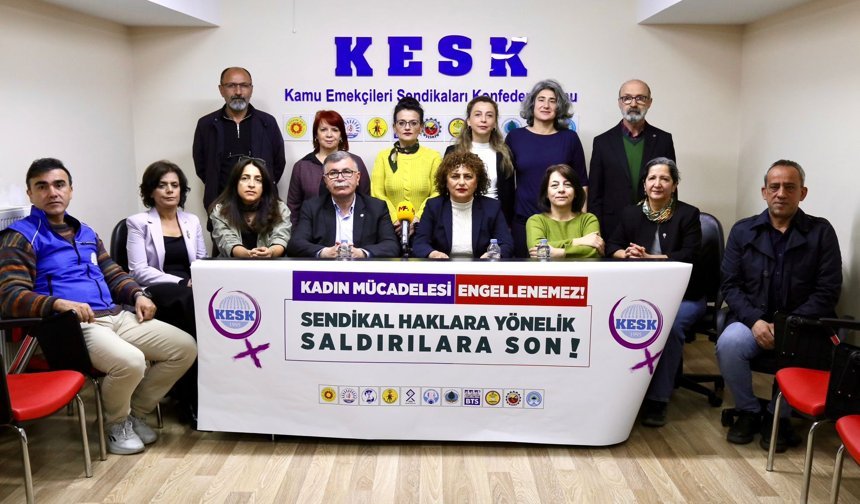 KESK: “Kadın Mücadelesi Engellenemez, Adalet Hemen Şimdi”