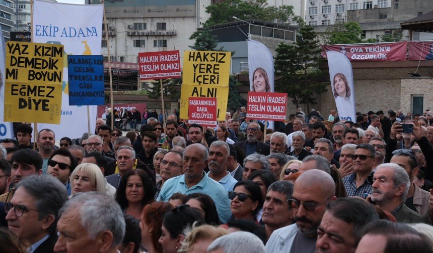 “Oya Tekin’e Özgürlük, Herkes İçin Adalet” Mitingi Adana’da Büyüyen Dayanışmaya Sahne Oldu
