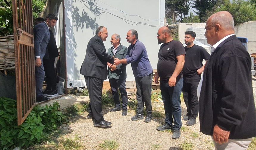 MİLLETVEKİLİ ÇALIŞKAN HATAY'DA YARALARI YERİNDE İNCELEDİ