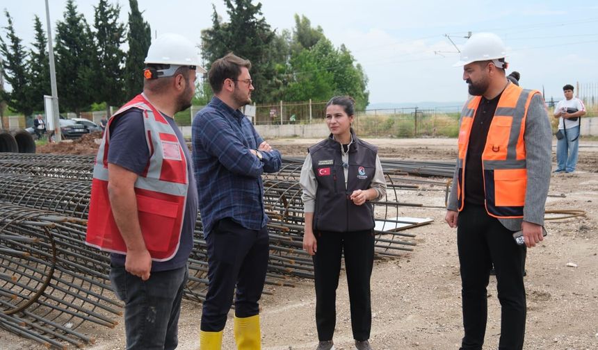 Başkan Vekili Yıldız, İlk Üst Geçit Çalışmalarını Yerinde İnceledi