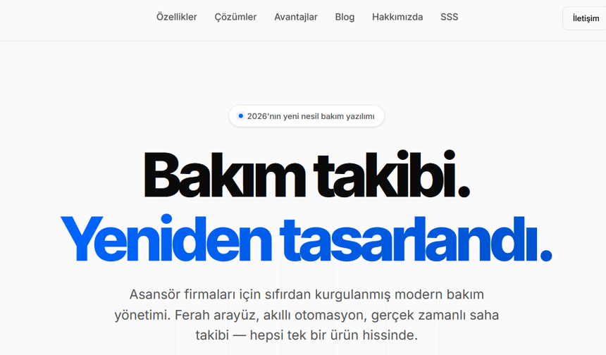 Asansorbakimyazilimi.com ile Dijital Asansör Yönetimi