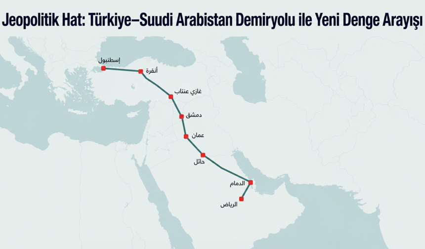 Orta Doğu’dan Avrupa’ya Yeni Hat: Türkiye–Suudi Arabistan Demiryolu Girişimi Hızlanıyor