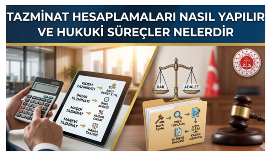 Tazminat Hesaplamaları Nasıl Yapılır ve Hukuki Süreçler Nelerdir?