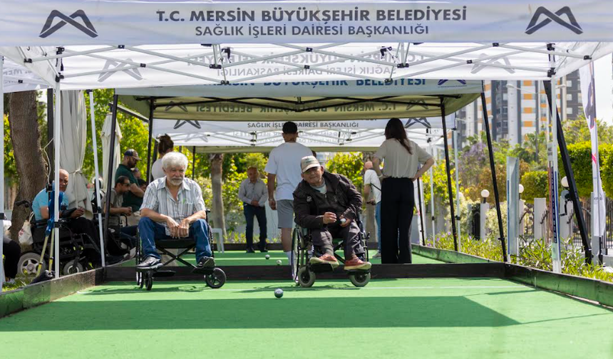 MERSİN BÜYÜKŞEHİR’DEN ENGELLERİ AŞAN BOCCE TURNUVASI